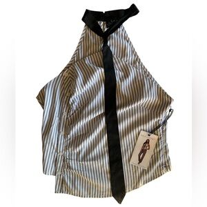 NWT Milk & Honey women’s pinstriped ( juniors) top size M